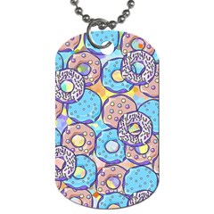 Donuts Pattern Dog Tag (one Side) by ValentinaDesign