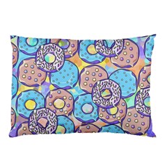 Donuts Pattern Pillow Case by ValentinaDesign