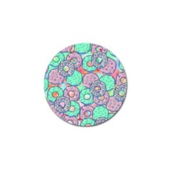 Donuts Pattern Golf Ball Marker (4 Pack) by ValentinaDesign