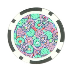 Donuts Pattern Poker Chip Card Guard (10 Pack) by ValentinaDesign