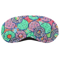 Donuts Pattern Sleeping Masks by ValentinaDesign