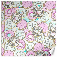 Donuts Pattern Canvas 20  X 20   by ValentinaDesign