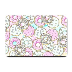 Donuts Pattern Small Doormat  by ValentinaDesign