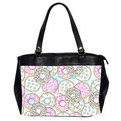 Donuts Pattern Office Handbags (2 Sides)  by ValentinaDesign