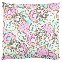 Donuts Pattern Large Cushion Case (one Side) by ValentinaDesign