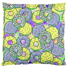 Donuts Pattern Large Cushion Case (two Sides)