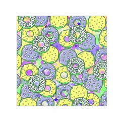 Donuts Pattern Small Satin Scarf (square)