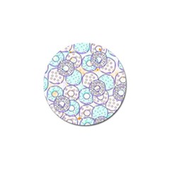 Donuts Pattern Golf Ball Marker by ValentinaDesign