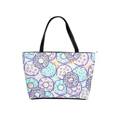 Donuts Pattern Shoulder Handbags by ValentinaDesign