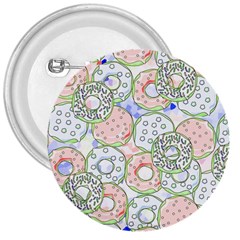 Donuts Pattern 3  Buttons by ValentinaDesign