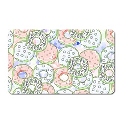 Donuts Pattern Magnet (rectangular)