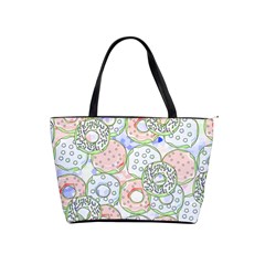 Donuts Pattern Shoulder Handbags by ValentinaDesign