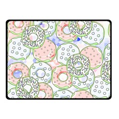 Donuts Pattern Fleece Blanket (small) by ValentinaDesign