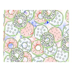 Donuts Pattern Double Sided Flano Blanket (large)  by ValentinaDesign