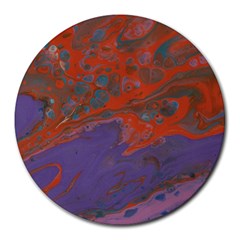  Purple Rain Img 1744 Round Mousepads by friedlanderWann