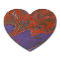  Purple Rain Img 1744 Heart Mousepads by friedlanderWann