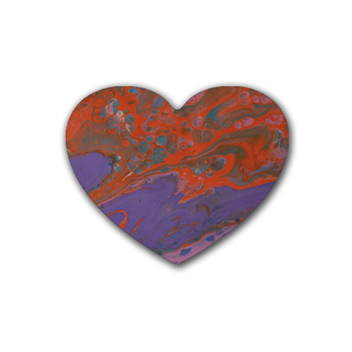  Purple Rain Img 1744 Heart Coaster (4 pack) 