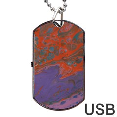  Purple Rain Img 1744 Dog Tag Usb Flash (one Side) by friedlanderWann