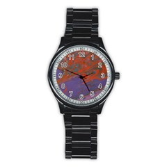  Purple Rain Img 1744 Stainless Steel Round Watch by friedlanderWann