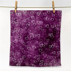 Heart pattern Face Towel