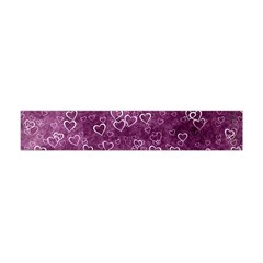 Heart pattern Flano Scarf (Mini)