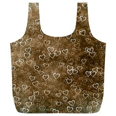 Heart Pattern Full Print Recycle Bags (l)  by ValentinaDesign