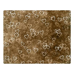 Heart Pattern Double Sided Flano Blanket (large)  by ValentinaDesign