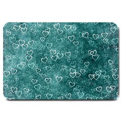 Heart Pattern Large Doormat  by ValentinaDesign