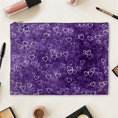 Heart Pattern Cosmetic Bag (xl) by ValentinaDesign