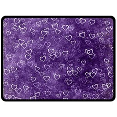 Heart Pattern Fleece Blanket (large)  by ValentinaDesign