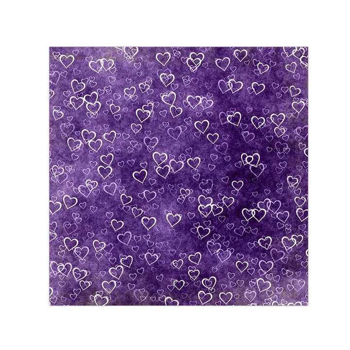 Heart pattern Small Satin Scarf (Square)