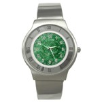 Heart pattern Stainless Steel Watch Front