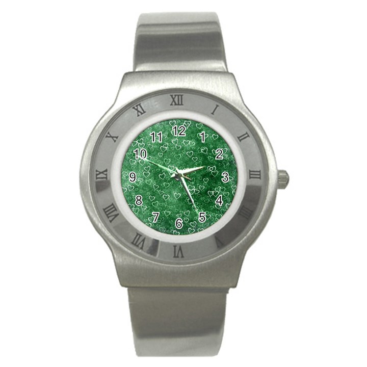 Heart pattern Stainless Steel Watch