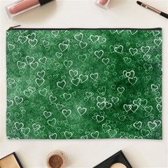 Heart Pattern Cosmetic Bag (xxxl)  by ValentinaDesign