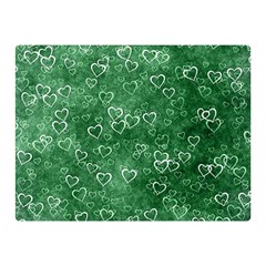 Heart Pattern Double Sided Flano Blanket (mini)  by ValentinaDesign