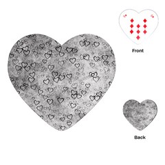 Heart Pattern Playing Cards (heart)  by ValentinaDesign