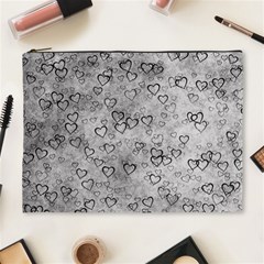 Heart Pattern Cosmetic Bag (xl) by ValentinaDesign