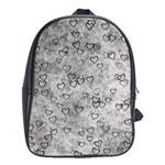 Heart pattern School Bag (Large) Front