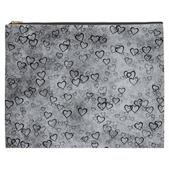 Heart Pattern Cosmetic Bag (xxxl)  by ValentinaDesign