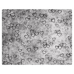 Heart Pattern Double Sided Flano Blanket (medium)  by ValentinaDesign