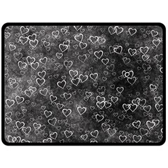 Heart Pattern Double Sided Fleece Blanket (large)  by ValentinaDesign