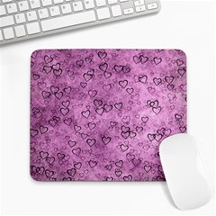 Heart Pattern Large Mousepads by ValentinaDesign