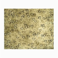 Heart Pattern Small Glasses Cloth (2-side) by ValentinaDesign