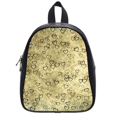 Heart Pattern School Bag (small) by ValentinaDesign