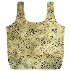 Heart Pattern Full Print Recycle Bags (l)  by ValentinaDesign