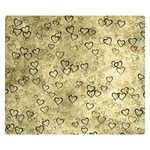 Heart pattern Double Sided Flano Blanket (Small)  50 x40  Blanket Front