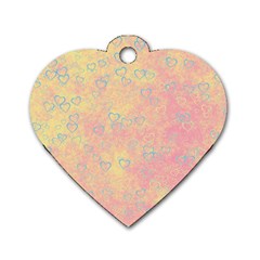 Heart Pattern Dog Tag Heart (one Side) by ValentinaDesign