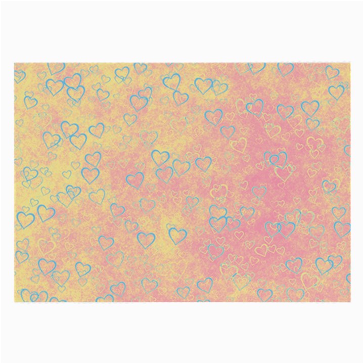 Heart pattern Large Glasses Cloth (2-Side)