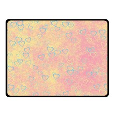 Heart Pattern Fleece Blanket (small) by ValentinaDesign