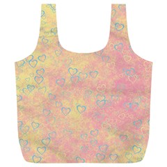 Heart Pattern Full Print Recycle Bags (l)  by ValentinaDesign